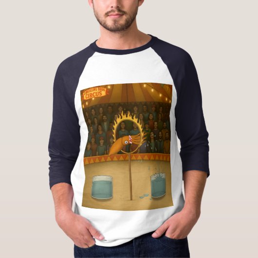 Spuitende inktvis t-shirt (Voorkant)