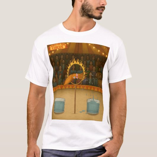 Spuitende inktvis t-shirt (Voorkant)