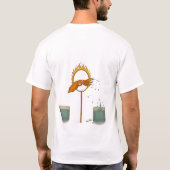 Spuitende inktvis t-shirt (Achterkant)