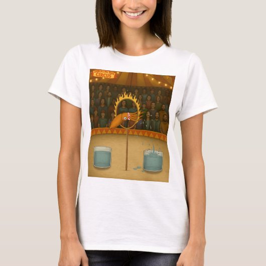 Spuitende inktvis t-shirt (Voorkant)