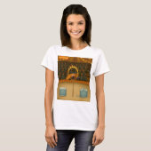 Spuitende inktvis t-shirt (Voorkant volledig)