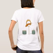 Spuitende inktvis t-shirt (Achterkant)