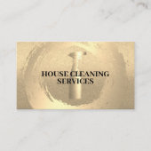 Spuitfles | Goudborstel | Reiniging Visitekaartje (Voorkant)