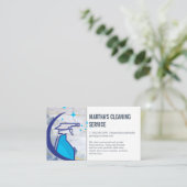 Spuitfles reinigen visitekaartje (Staand voorkant)