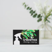 Spuitfles splash groen Natuurlijke huis schoonmake Visitekaartje (Staand voorkant)