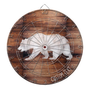 spuitgeschild Beer op houtdartboard Dartbord