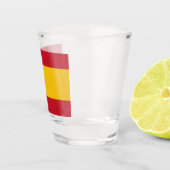 Spuitglas voor Spaanse vlag Shot Glas (Rechts)