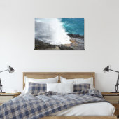 spuithoorn canvas afdruk (Insitu (Slaapkamer))