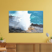 spuithoorn canvas afdruk (Insitu (Woonkamer))