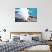 spuithoorn canvas afdruk (Insitu (Slaapkamer))