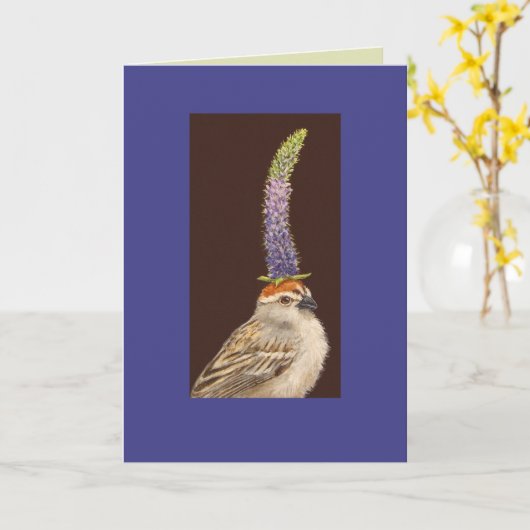 spuitkaart kaart (Gele Bloem)