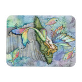 Spuitkarp mermaid Vinyl Magnet Magneet (Horizontaal)