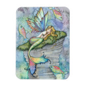 Spuitkarp mermaid Vinyl Magnet Magneet (Verticaal)