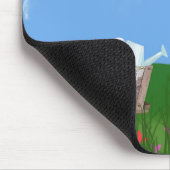 spuitkever op de kruiwagen muismat (Hoek)