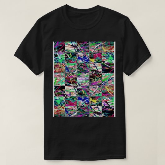Spuitkunst Cool Pattern Art T-shirt (Design voorkant)