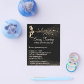 Spuitlooiing Bronze body Paint Aftercare Tips Flyer (Enkel)