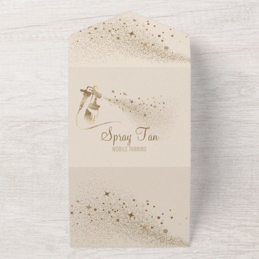 Spuitlooiing Service Pricing Aftercare Tips All In One Uitnodiging (Buitenkant)