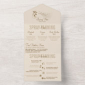 Spuitlooiing Service Pricing Aftercare Tips All In One Uitnodiging (Binnen)