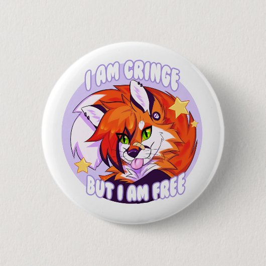 Spuitpen Ronde Button 5,7 Cm (Voorkant)