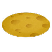 Spuitplaat van Zwitsers kaasglas | Rond Snijplank (Hoek)