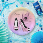 Spuitpompen voor spaarpjes, Fancy op maat Papieren Bordje (Feest)