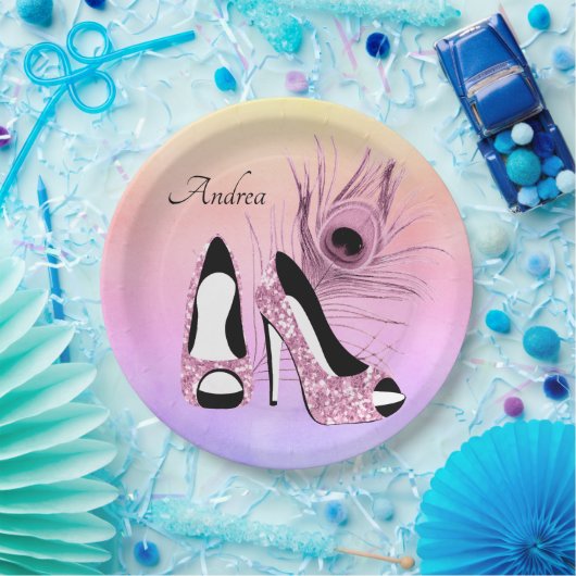 Spuitpompen voor spaarpjes, Fancy op maat Papieren Bordje (Feest)