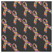 Spuitribbons vertakt patroon stof (Swatch)