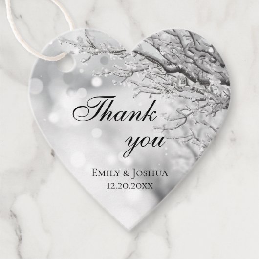 Spuitsnede en ijskoornbruiloft Hartelijk dank Bedankjes Labels (Voorkant)