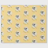 Spuitspeler Coach Racket & Ball Kinder Boy Name Cadeaupapier (Vlak)