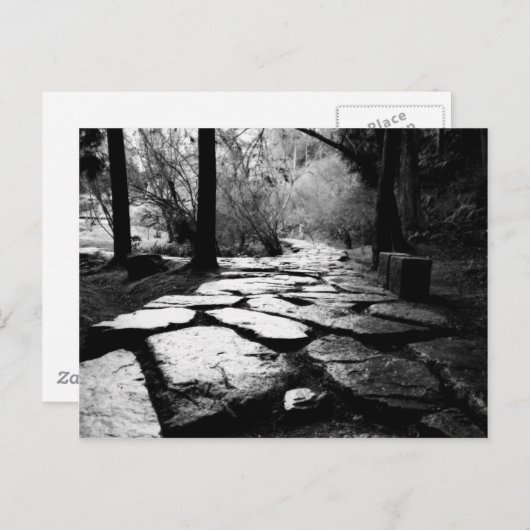 Spuitstenen met spoeling briefkaart (Voorkant / Achterkant)