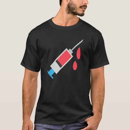 Spuitvaccinatiekostuum T-shirt (Voorkant)