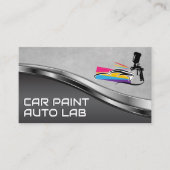 Spuitverf | Auto Body Garage Visitekaartje (Voorkant)