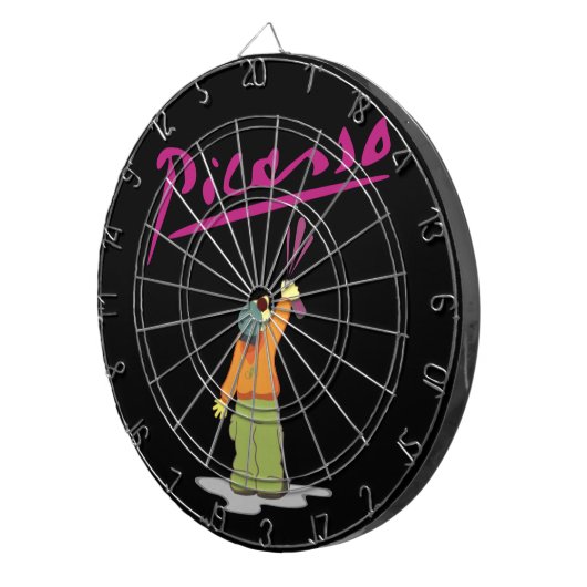 Spuitverf Dartbord (Voorkant Rechts)