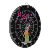 Spuitverf Dartbord (Voorkant Links)