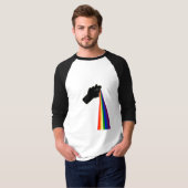 Spuitverf de regenboog t-shirt (Voorkant volledig)