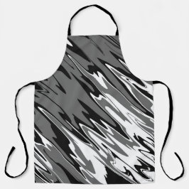 Spuitverf donkere neutjes schort