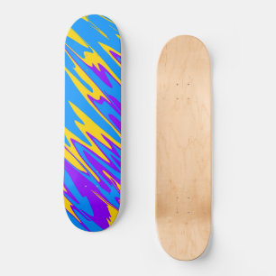 Spuitverf Geel Blauw Paars Persoonlijk Skateboard