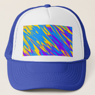 Spuitverf Geel Blauw Paars Trucker Pet