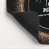 Spuitverf Ik heb Depressie Mousepad Muismat (Hoek)