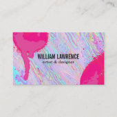 Spuitverf | Iridescent Liquid Visitekaartje (Voorkant)