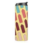 Spuitverf kan patroon thermosbeker (Gedraaid links)