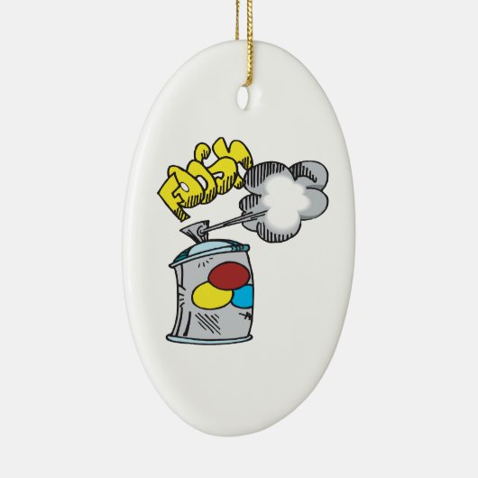 Spuitverf Keramisch Ornament (Rechts)