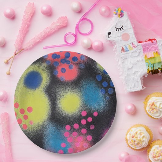 Spuitverf Papieren Bordje (Feest)