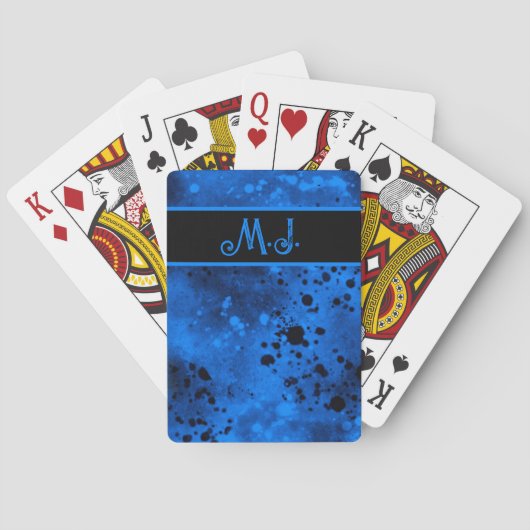 Spuitverf plakbord voor afspeelkaarten pokerkaarten (Achterkant)