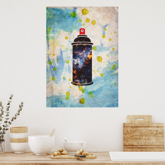 Spuitverf Poster (Keuken)