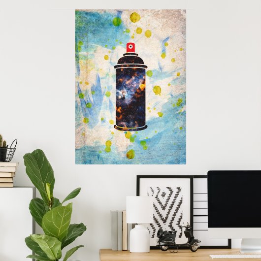 Spuitverf Poster (Thuiskantoor)