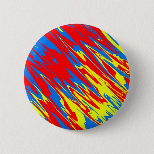 Spuitverf Rood Geel Blauw Ronde Button 5,7 Cm (Voorkant)