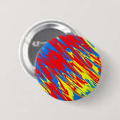 Spuitverf Rood Geel Blauw Ronde Button 5,7 Cm (Voorkant /achterkant)