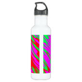 Spuitverf rood roze groen waterfles (Achterkant)