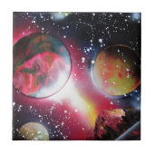 Spuitverf Ruimte-landschapsverf Tegeltje (Voorkant)